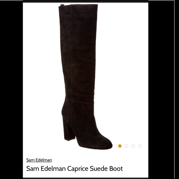 Sam Edelman Caprice Tall Suede Boot - Picture 3 of 11